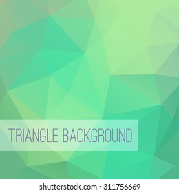 Abstract polygonal triangle colorful background