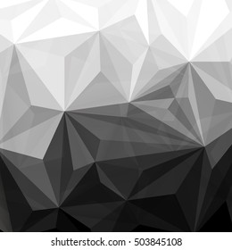 Abstract polygonal triangle .Vector illustration