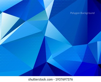 Abstract polygonal triangles colorful background vector