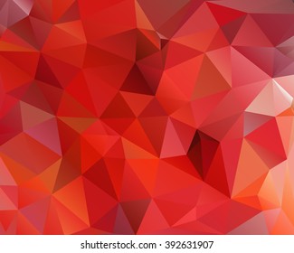 Abstract polygonal triangular background, vector
