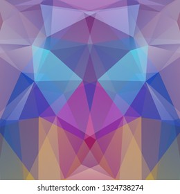 Abstract polygonal vector background. Colorful geometric vector illustration. Creative design template. Blue, purple colors.