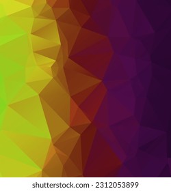 Abstract polygonal vector background. Colorful geometric vector illustration. Creative design template.