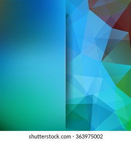 Abstract polygonal vector background. Colorful geometric vector illustration. Creative design template. Abstract vector background for use in design