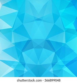 Abstract polygonal vector background. Colorful geometric vector illustration. Creative design template. Blue color. 