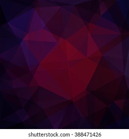 Abstract polygonal vector background. Colorful geometric vector illustration. Creative design template. Purple, brown, black colors. 