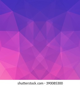 Abstract polygonal vector background. Colorful geometric vector illustration. Creative design template. Pink, violet colors. 