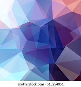 Abstract polygonal vector background. Colorful geometric vector illustration. Creative design template. Blue, pink colors