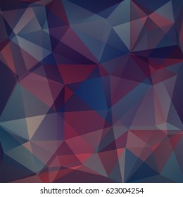 Abstract polygonal vector background. Colorful geometric vector illustration. Creative design template. Blue, purple colors. 