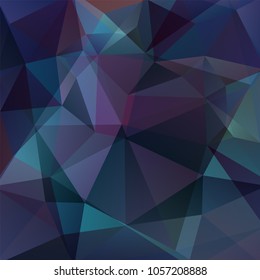 Abstract polygonal vector background. Dark blue geometric vector illustration. Creative design template.