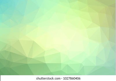 Abstract polygonal vector background. Green geometric vector illustration. Creative design template.