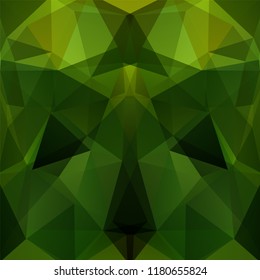 Abstract polygonal vector background. Green geometric vector illustration. Creative design template.
