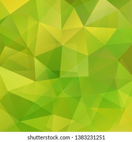 Abstract polygonal vector background. Green geometric vector illustration. Creative design template.
