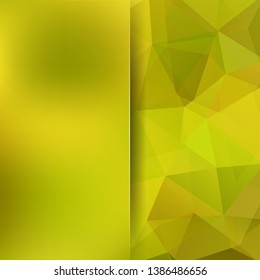 Abstract polygonal vector background. Green geometric vector illustration. Creative design template. Abstract vector background for use in design