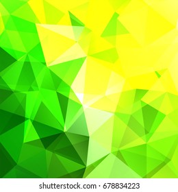 Abstract polygonal vector background. Green geometric vector illustration. Creative design template.