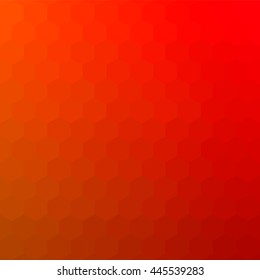 Abstract polygonal vector background. Illustration consisted of hexagon and rectangle elements. Multi-color geometric low poly style. Creative template design for your artwork.