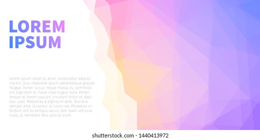 Abstract polygonal vector background. Modern overlapping triangles design for web, app, poster, cover, brochure, flyer