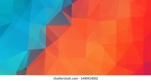 Abstract polygonal vector background. Modern overlapping triangles design for web, app, poster, cover, brochure, flyer
