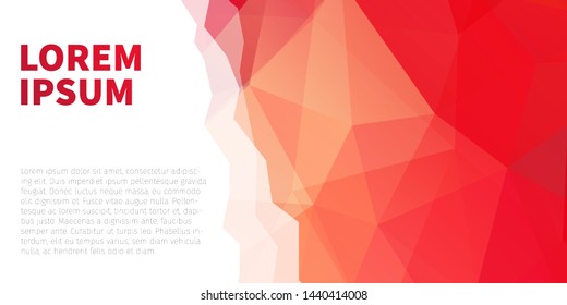 Abstract polygonal vector background. Modern overlapping triangles design for web, app, poster, cover, brochure, flyer
