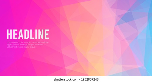 Abstract polygonal vector background. Modern overlapping triangles design for web, app, poster, cover, brochure, flyer