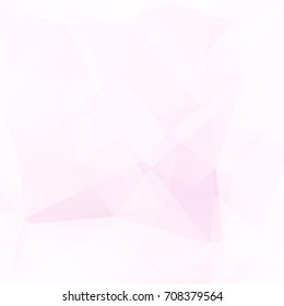 Abstract polygonal vector background. Pastel pink geometric vector illustration. Creative design template.
