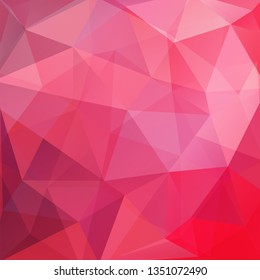 Abstract polygonal vector background. Pink geometric vector illustration. Creative design template.