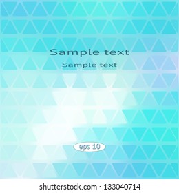 Abstract polygonal vector background. Place for your text