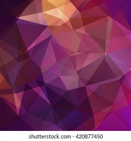 Abstract polygonal vector background. Purple  geometric vector illustration. Creative design template. Purple color. 