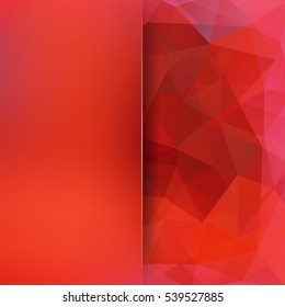 Abstract polygonal vector background. Red geometric vector illustration. Creative design template. Abstract vector background for use in design