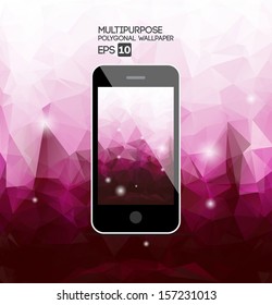 Abstract Polygonal Wallpaper 