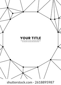 abstract polygonal white background design Vector illustration