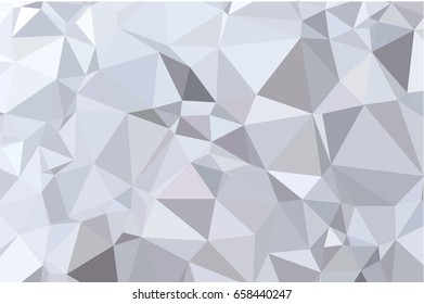 Abstract polygonal white background with triangles