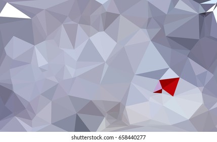 Abstract polygonal white background with triangles