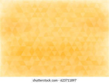 Abstract polygonal yellow background