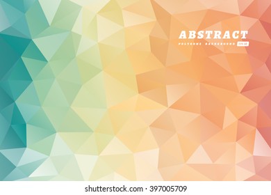 Abstract polygons multicolored background.
