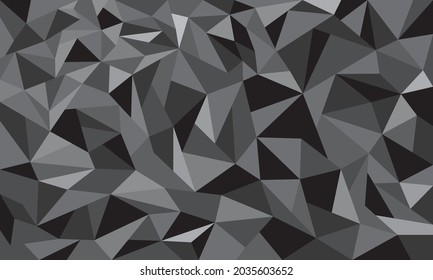 Abstract polymorph background on grey color 