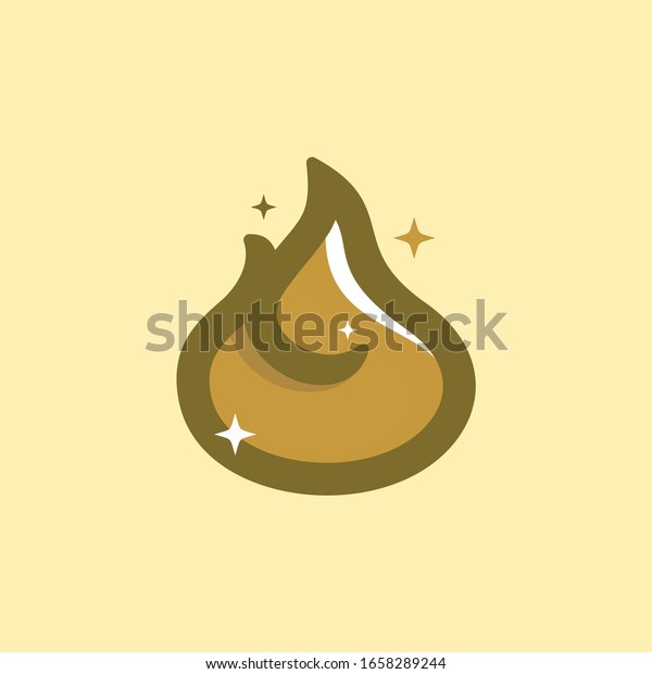 Abstract Poop Vector Illustration Cute Clean Stock Vector (Royalty Free ...