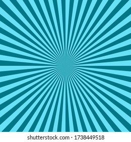 Abstract pop art background design. Vector illustration.  Blue shades color.