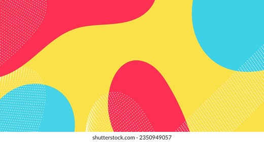Resumen de fondo de arte pop con patrón de onda. Patrón vectorial. Plantilla de onda de color y diseño de presentación