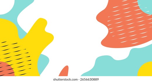 Abstract pop art background with wave pattern. Vector pattern. 