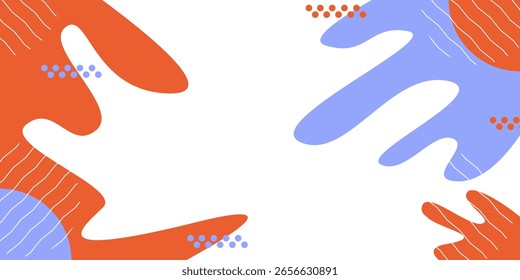 Abstract pop art background with wave pattern. Vector pattern. 