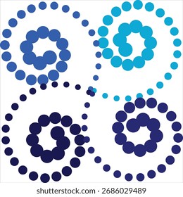 Arte Pop Abstractas Fondo Azul Onda Vector de stock