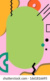 Abstract pop art color background. Vector  pattern memphis style.