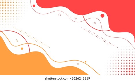 Abstract pop art color paint splash pattern background. Memphis geometry background