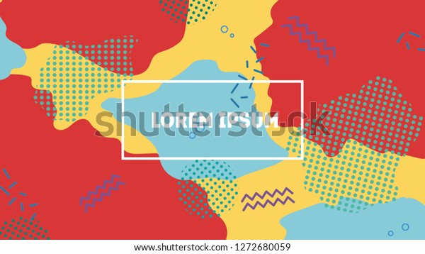 Abstract Pop Art Color Paint Splash Stock Vector Royalty