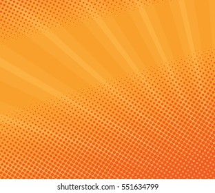 Abstract Pop Art, Comic Book Background Vector Illustration