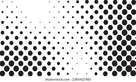 Abstrakter Pop-Art Comic-Stil schwarz halftone einzeln auf weißem Hintergrund Vector. Farbige goldene Spray, Vektorgrafik. Abstrakter Vektorhintergrund. Dotspray-Gravierungsvektor