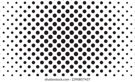 Abstract pop art comic style black halftone isolated on white background Vector. Dotted gold spray vector illustration. Abstract vector halftone background. Dot spray gradation vector