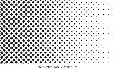 Abstract pop art comic style black halftone isolated on white background Vector. Dotted gold spray vector illustration. Abstract vector halftone background. Dot spray gradation vector