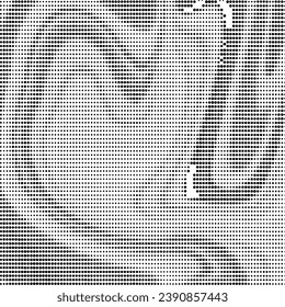 Abstract pop art comic style black halftone isolated on white background Vector. Dotted gold spray vector illustration. Abstract vector halftone background. Dot spray gradation vector