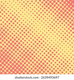 Abstract pop art creative concept. Colorful polka dots retro comics background. Cartoon modern halftone pattern. Design for poster, card, sale banner, empty bubble.